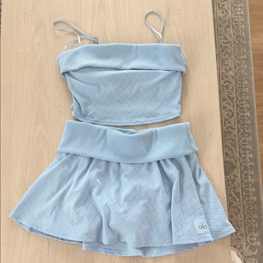 ALO Yoga Light Blue Set